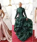 Oscar 2022, cele mai spectaculoase ținute de pe covorul roșu. Cine a purtat cele mai comentate outfit-uri