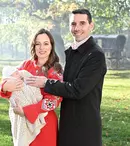 Primele imagini cu fiul lui Nicolae al României. Micuțul poartă numele străbunicului său, Regele Mihai