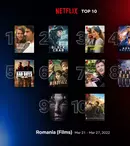 Top 10 filme și seriale Netflix în România, săptămâna 21-27 martie