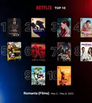 Top 10 filme și seriale Netflix în România, săptămâna 2-8 mai 2022