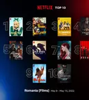 Top 10 filme și seriale Netflix în România, săptămâna 9-15 mai 2022