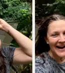 Toată lumea este obsedată de acest clip viral cu Drew Barrymore în ploaie