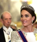 Kate Middleton, ravisantă la primul ei banchet de stat în calitate de prințesă de Wales. Ce semnificație au bijuteriile alese