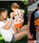 Cum se „antrenează” Gina Pistol și Smiley cu micuța Josephine. „E cel mai bun exerciţiu de cardio”. EXCLUSIV