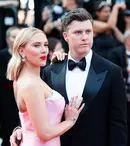 Scarlett Johansson apariție rară alături de soțul său la Cannes 2023. Actrița a strălucit pe covorul roșu