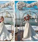 Imagini de poveste de la nunta lui Dani Oțil. Ce le-a spus mirele părinților soției sale la eveniment