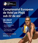 Săptâmâna viitoare debutează la Timișoara Campionatul European de Volei pe plajă U22