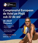 Timișoara va găzdui, luna aceasta, Campionatul European de Volei pe plajă U22 masculin și feminin