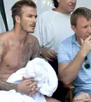 David Beckham face fitness cu Guy Ritchie