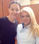 Cristina Dochianu a luat lecţii de scrimă de la Ana Maria Brânză