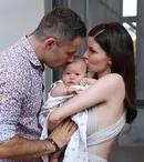 Anca Lungu şi-a creştinat fetiţa