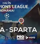 În seara asta, Steaua – Sparta Praga joacă live la Pro TV