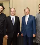 Nicolai Tand și Adi Hădean au gătit pentru președintele Franței