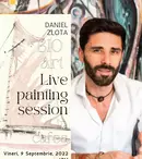 Live painting session în cafea cu Daniel Zlota, la Amar Coffee Tribe