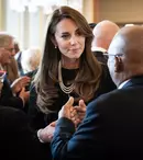Perfectă în postura de Prințesă de Wales! Kate Middleton a întâmpinat demnitarii invitați la Palatul Buckingham