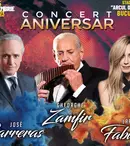La doar câteva zile de lansare, spectacolul aniversar Gheorghe Zamfir, Jose Carreras și Lara Fabian este 50% SOLD OUT!