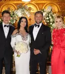 Costin Gheorghe și Maria Cușu s-au căsătorit. Elena Gheorghe, nașă de cununia la nunta fratelui ei. Primele imagini