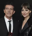 Antonio Banderas, imagine emoționantă cu Dakota Johnson, fiica lui vitregă. Actrița l-a vizitat în orașul natal
