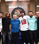 Dan Alexa și Gabi Tamaș, apariție surpriză la Chefi la cuțite: Ce au primit foștii fotbaliști în loc de cuțitele obișnuite