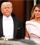 Cât costă rochia purtată de Melania Trump la cina cu Regele Charles. Suma amețitoare plătită pentru ținuta Dior