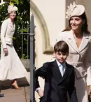 Kate Middleton și Prințesa Charlotte, lecție de stil la slujba de Paște! Detaliul de pe geanta Prințesei care a atras toate privirile
