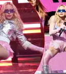 Imagini incendiare în New York! Madonna, spectacol de senzație într-un corset roz mulat în Times Square: „Ne vedem pe ringul de dans!”