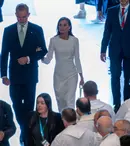 Papa a sfințit Turnul lui Iisus de la Sagrada Família. Regina Letizia, apariție ravisantă în alb în fața Suveranului Pontif