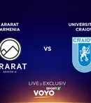 Universitatea Craiova, la pas de calificarea anului: cine transmite în direct meciul decisiv cu Ararat-Armenia