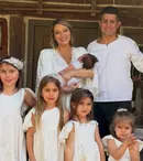 Laura Cosoi, pictorial emoționant alături de cele cinci fiice. Primele imagini cu chipul Ninei