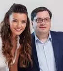 Nicolae Bănicioiu și-a botezat tripleții. Mesajul emoționant al soției sale, după petrecere: „O iubire infinită, trei lumânări, patru băieți!”