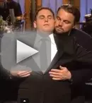 Leonardo DiCaprio şi Jonah Hill au recreat un moment celebru din "Titanic"
