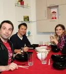 Alexandru Papadopol, Dana Rogoz, Diana Dumitrescu şi Dorian Boguţă,la „Cireaşa”