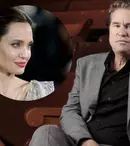 Val Kilmer a dezvăluit în cartea sa de memorii că a fost îndrăgostit de Angelina Jolie. „De abia așteptam să o sărut, să-i cumpăr un avion privat pe coada căruia să scriu V+J”