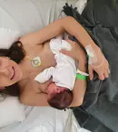 Prima fotografie cu fetița Danei Rogoz, Lia Elena: „Nu pot descrie în cuvinte bucuria”