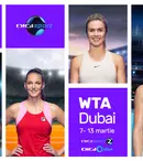 Digi Sport transmite în direct turneul de tenis WTA de la Dubai