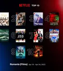 Top 10 filme și seriale Netflix în România, săptămâna 18-24 aprilie 2022
