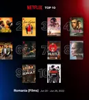 Top 10 filme și seriale Netflix în România, săptămâna 20-26 iunie 2022