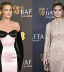 Margot Robbie a strălucit pe covorul roșu de la BAFTA. Ce ținută a purtat singura româncă prezentă la eveniment