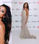 Mădălina Ghenea a strălucit la petrecerea organizată de Elton John după premiile Oscar. A purtat o rochie cu trenă și cu spatele gol