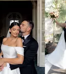 Oana Moșneagu a purtat două rochii în ziua nunții cu Vlad Gherman. Cum a arătat ținuta în care a dansat până în zori