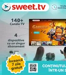 Tot conținutul TV favorit într-un singur loc - SWEET.TV îți oferă canale TV de top și premiere cinematografice!