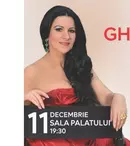 Angela Gheorghiu – concert de gală extraordinar la București, pe 11 decembrie