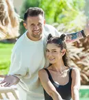 Ce rochie de mireasă a purtat soția lui Robert Tudor de la Power Couple România în ziua nunții. Elena era însărcinată cu primul lor copil 