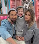 Dani Oțil și Gabriela Prisăcariu au decorat bradul de Crăciun împreună cu fiul lor, Tiago. Imaginile sunt adorabile