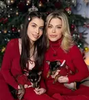 Loredana Groza, alături de familie într-un decor festiv de Crăciun. Cum s-a asortat cu fiica ei