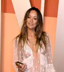 Olivia Wilde, aproape dezbrăcată la Vanity Fair Oscar 2025. A atras toate privirile într-o rochie transparentă