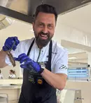 Chef Orlando Zaharia a gătit pentru 160 de copii internați la Spitalul de Pediatrie din Pitești. „Mâncarea poate fi și vindecare”