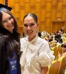 Irina Fodor, copleșită de emoții la absolvirea surorii sale. „E șefă de promoție și mă învață ce înseamnă ambiția”