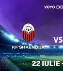 Meciul dintre FCSB și Shkendija este transmis de VOYO. Program de difuzare