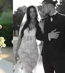 Alina Eremia și Edy Barbu s-au căsătorit după 9 ani de relație. Artista a purtat două rochii de mireasă și a petrecut până în zori
